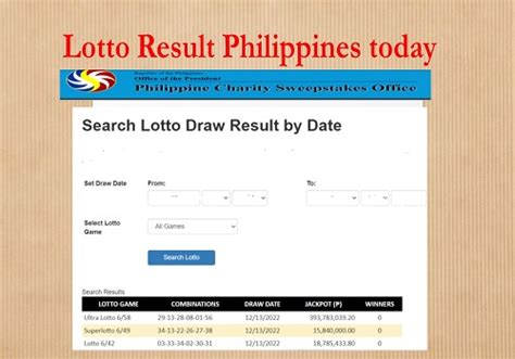 www pcso gov ph lotto results by date